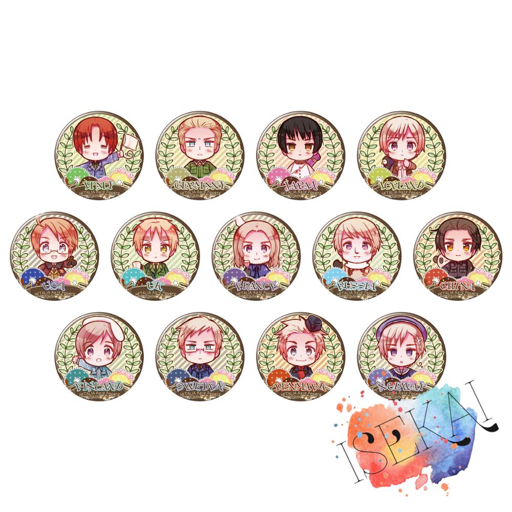 Embroidery Australia - 50mm eixo potência hetalia mundo anime