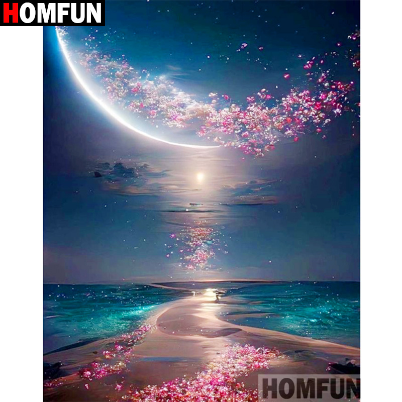 Embroidery Roll Pattern - Homfun 5d diamante padrão strass bordado