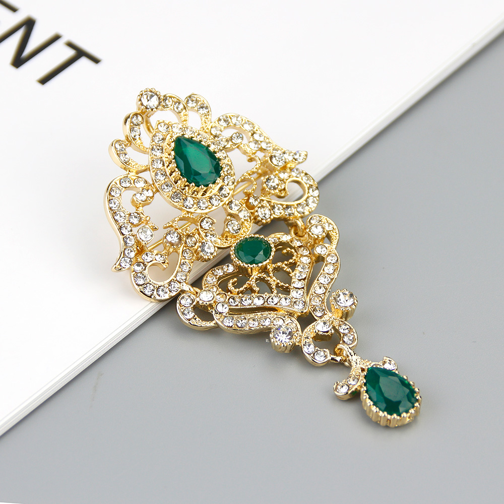 Embroidery Australia - Broche Turco da Cor do Ouro