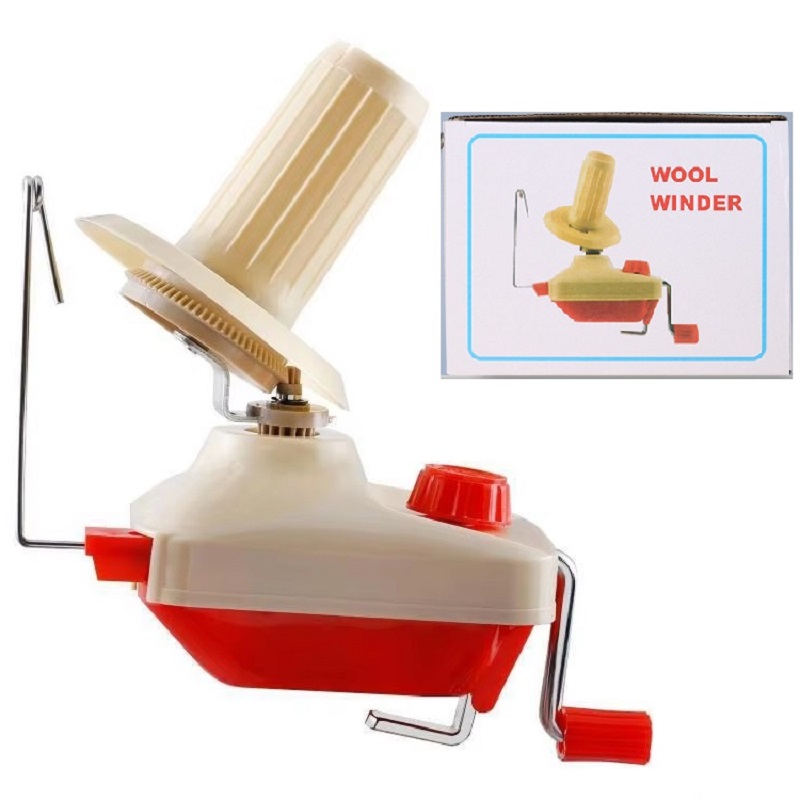 Embroidery Operator - Enrolador de bola de fio vermelho,