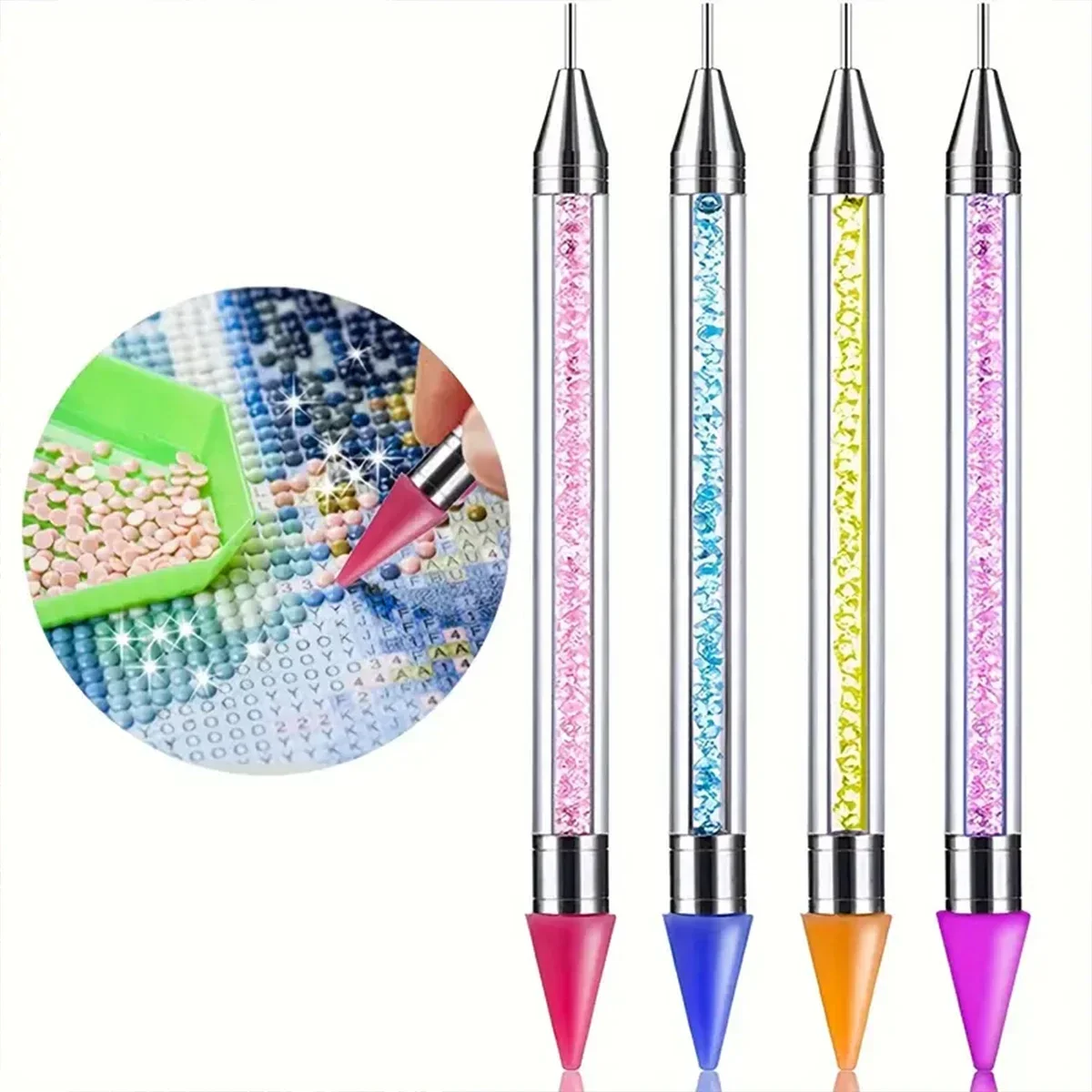 Embroidery Art - Waxless Ferramenta de Pintura Diamante, Ponta