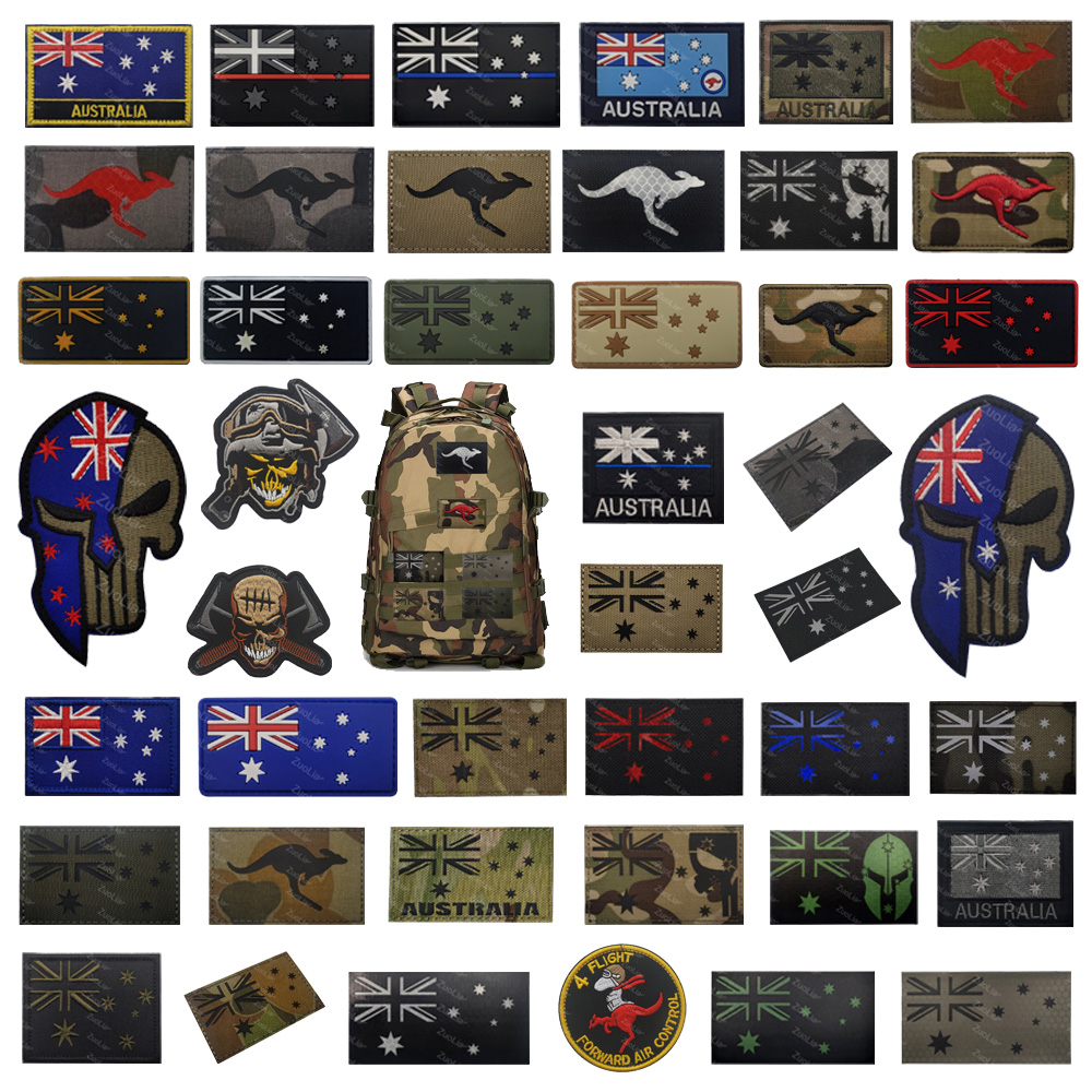 Embroidery Australia - Venda quente bandeira australiana pvc +