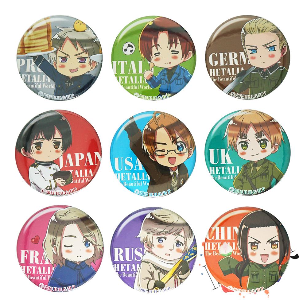 Embroidery Australia - Emblema de Anime Axis Power HETALIA: