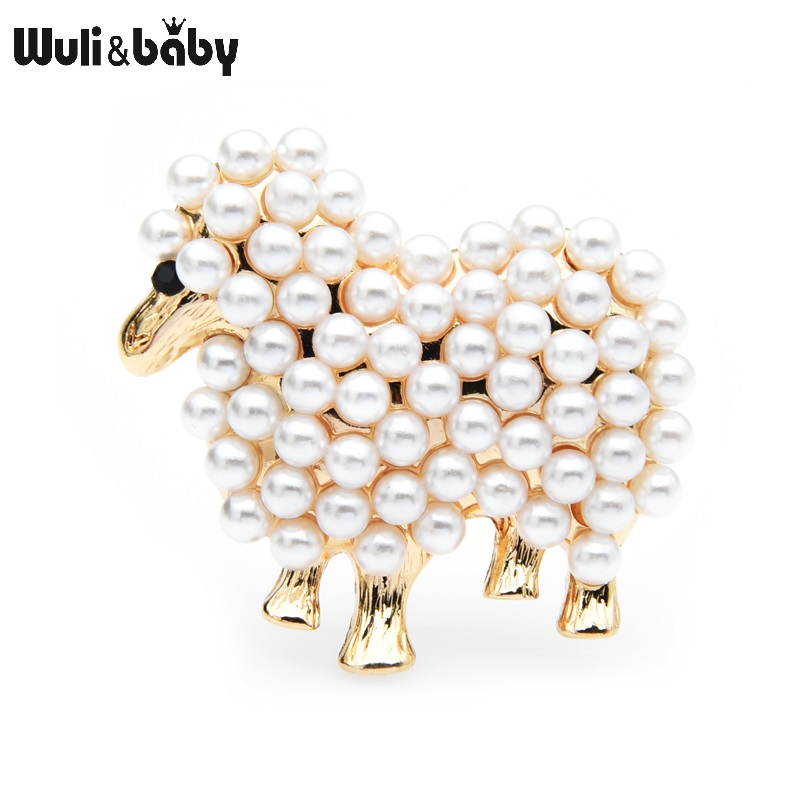 Embroidery Australia - Wuli & baby-Broches pequenos de ovelha