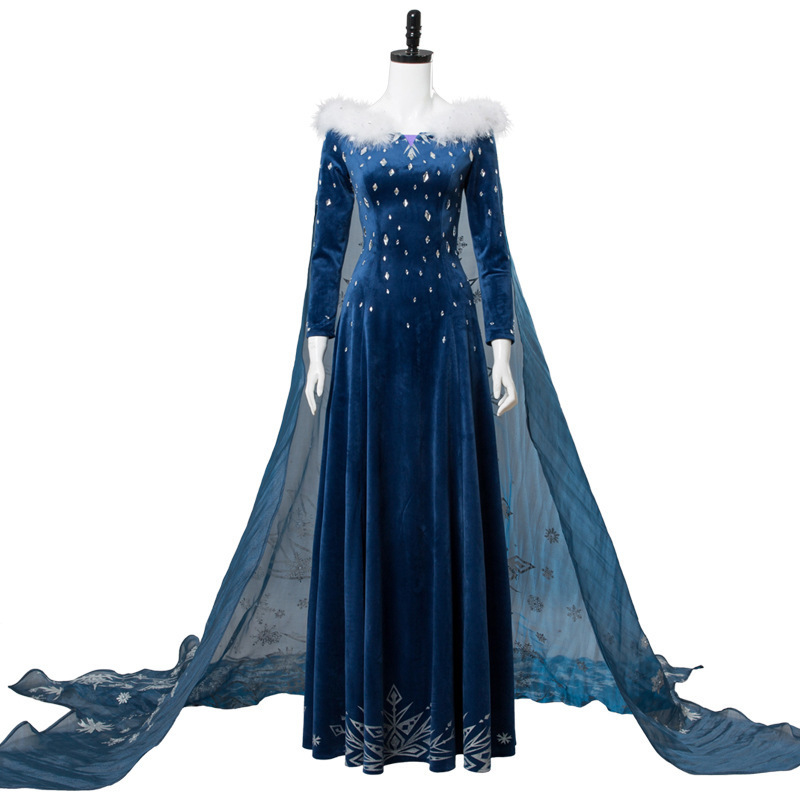 Vestido de Cosplay da Elsa, Sa - Embroidery Skirt avaliação e preço