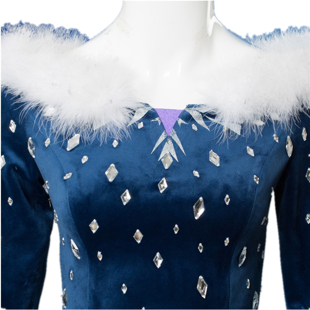 Vestido de Cosplay da Elsa, Sa - Embroidery Skirt avaliação e preço