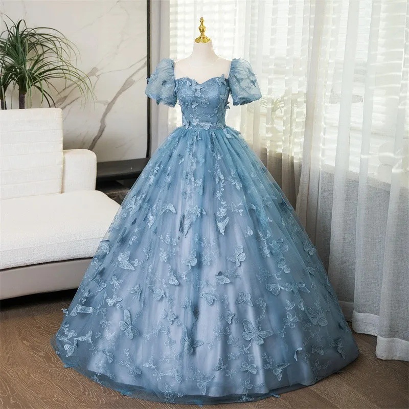 Novo Vestido de Noite Feminino - Embroidery Skirt avaliação e preço