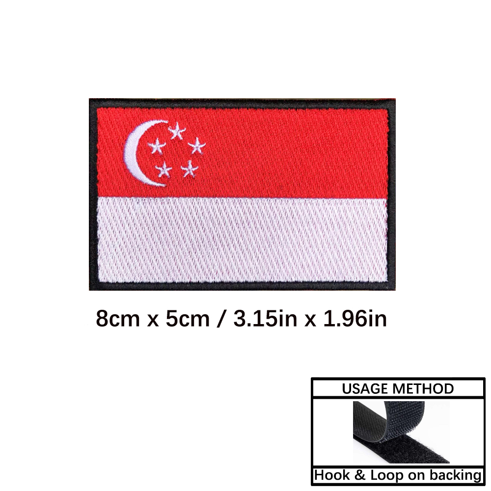Patches de Bordado de Bandeira - Embroidery In Indonesia avaliação e preço