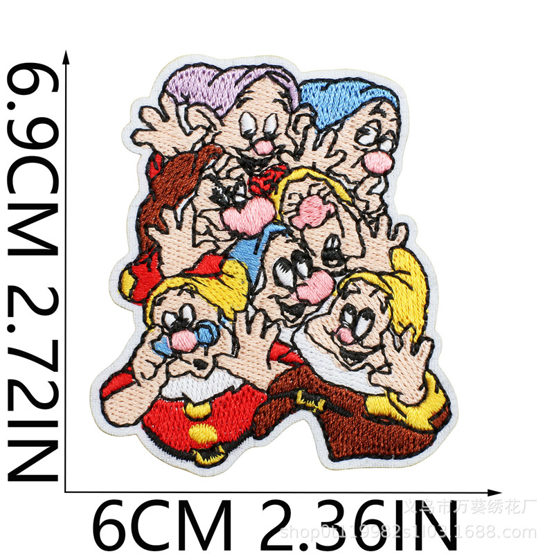 15 pçs neve princesa bordado r - Embroidery Patch avaliação e preço