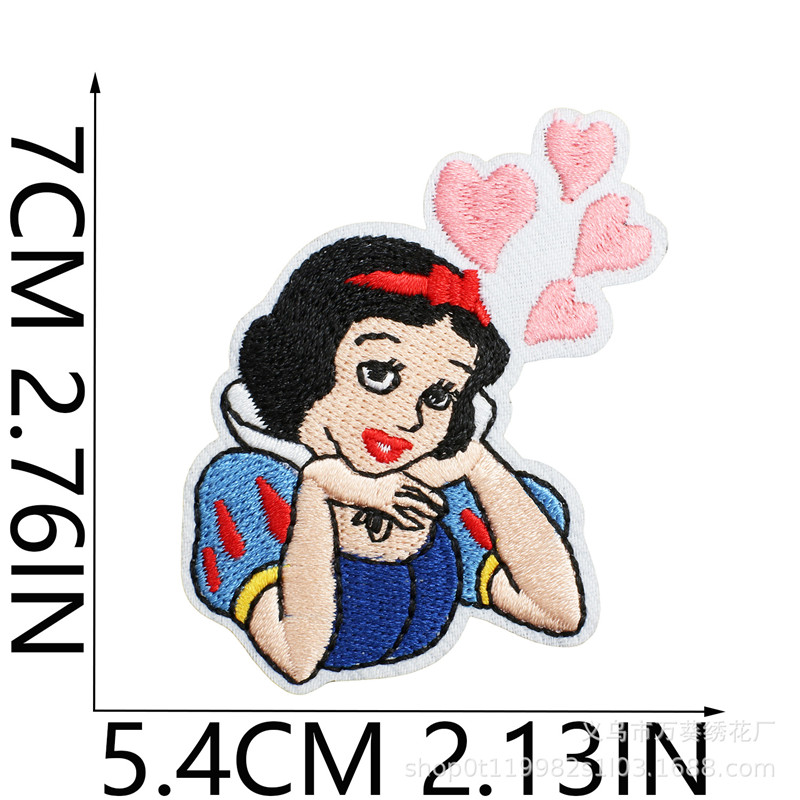 15 pçs neve princesa bordado r - Embroidery Patch avaliação e preço