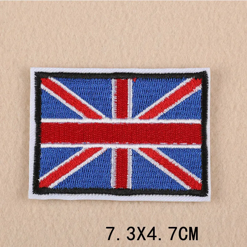 Patches bordados com bandeira  - Embroidery Australia avaliação e preço
