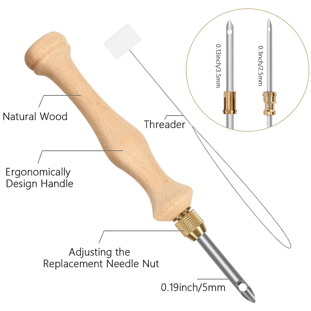 Kit inicial de agulha de perfu - Punch Needle Handle avaliação e preço