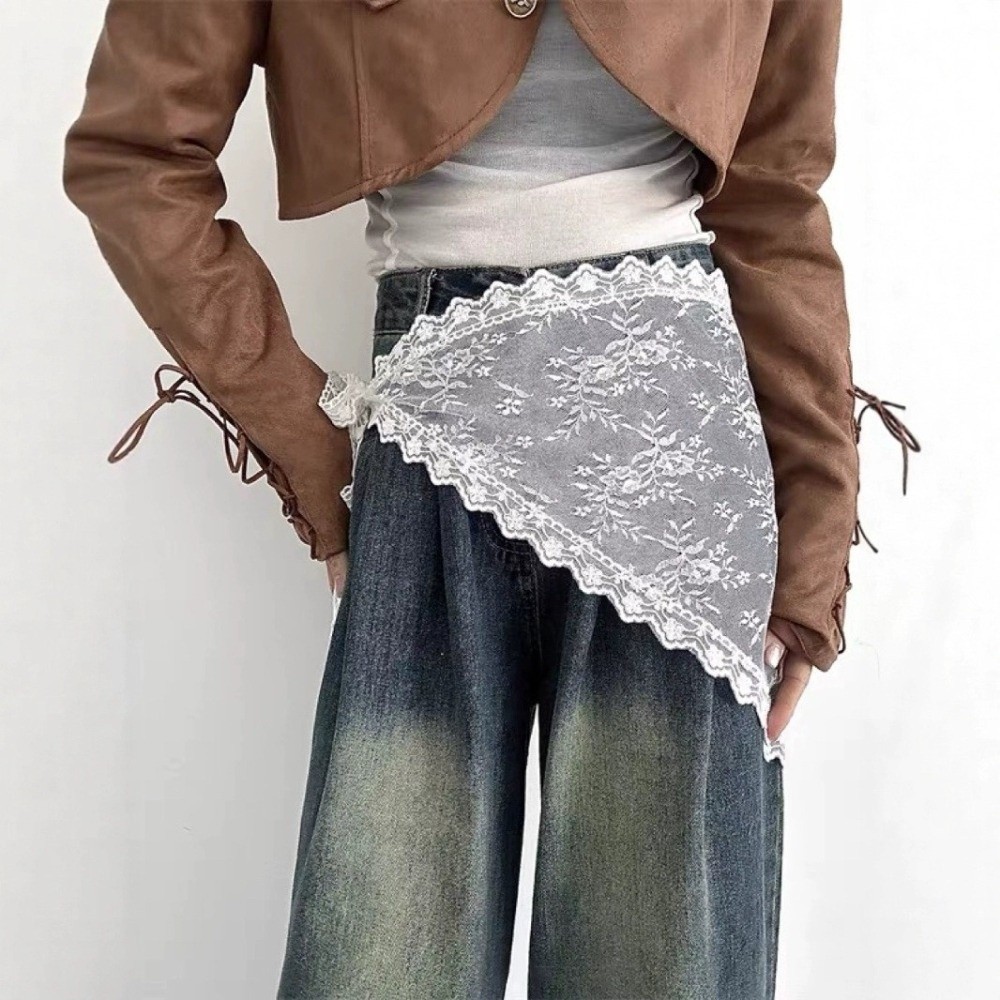 Avental Triangular Harajuku Y2 - Embroidery Skirt avaliação e preço