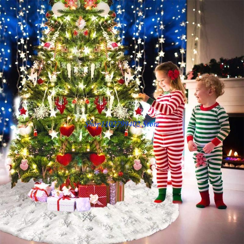 547f Gornamento saia árvore pe - Embroidery Xmas Tree avaliação e preço