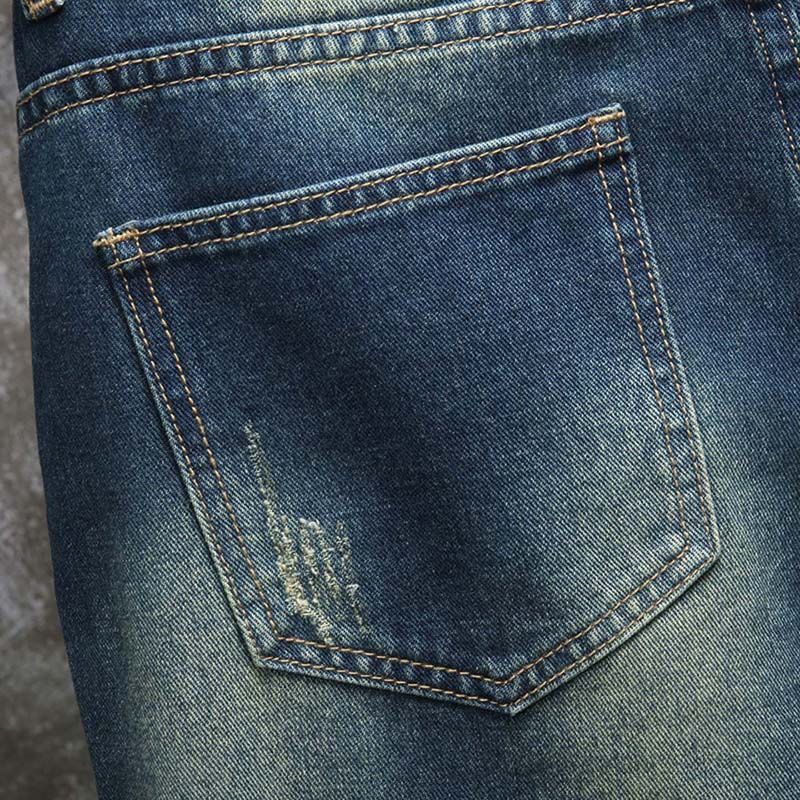 Novos shorts jeans masculinos  - Embroidery Patch avaliação e preço