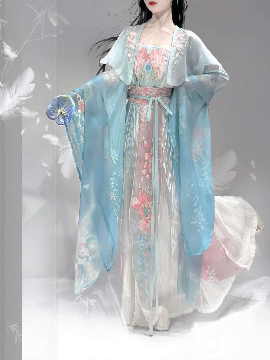 Novo hanfu wei jinfeng indústr - Embroidery Skirt avaliação e preço